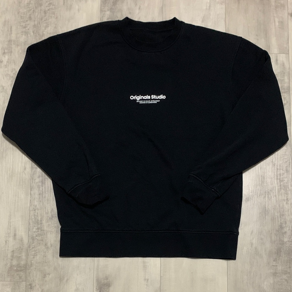 Jack & Jones Black Crewneck Sweater